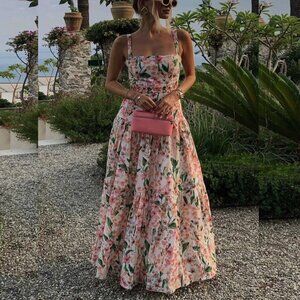 Agua by Agua Bendita Lima Jardinera Dress